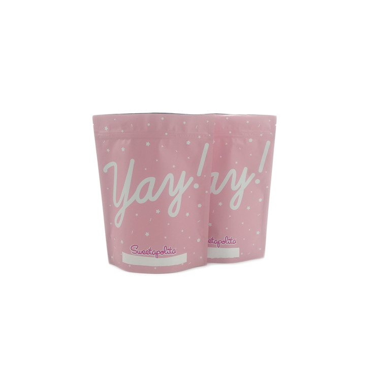 أكياس بلاستيكية قابلة للإغلاق التعبئة والتغليف Ziplock Shinny Natural Scrub Bags طباعة الحفر