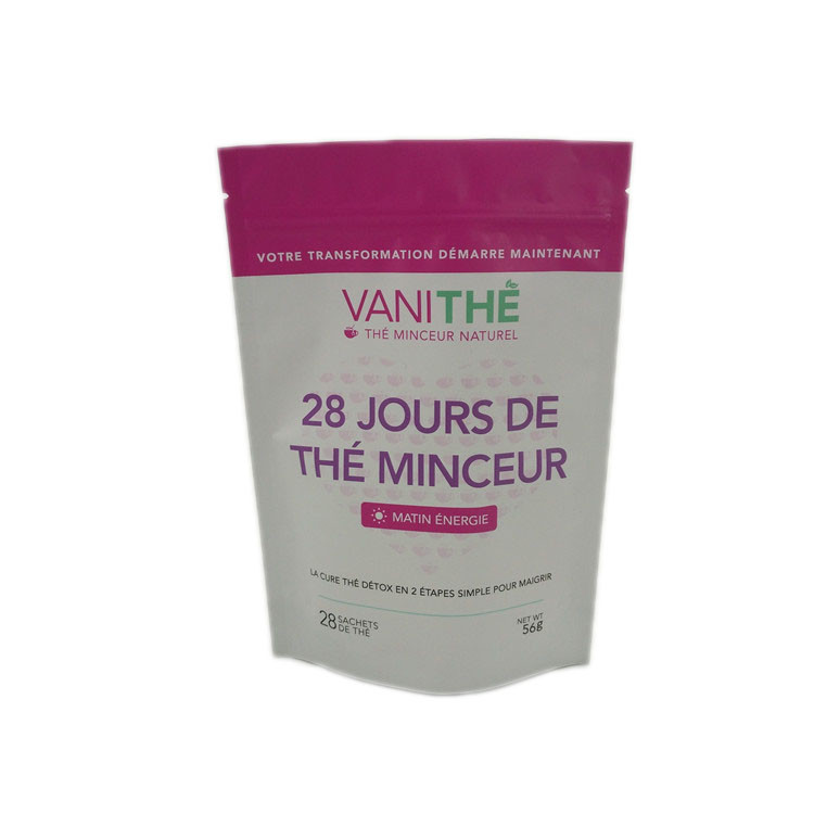 أكياس تغليف وجبات خفيفة مقاومة للرطوبة مع سحاب