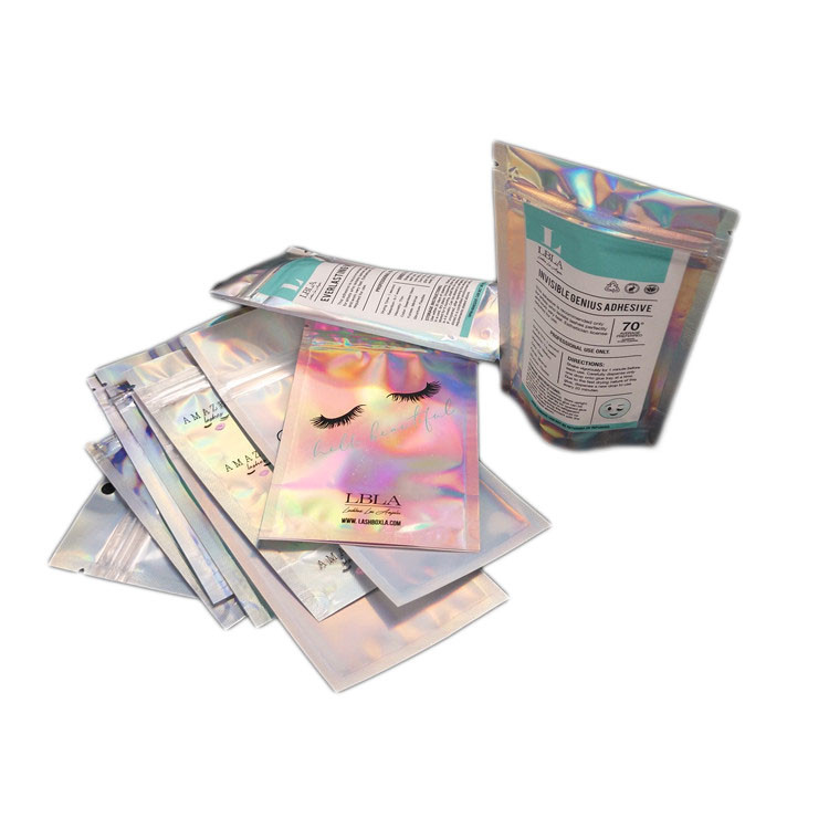 حقيبة منظم ماكياج بطباعة أمامية شفافة بسحاب