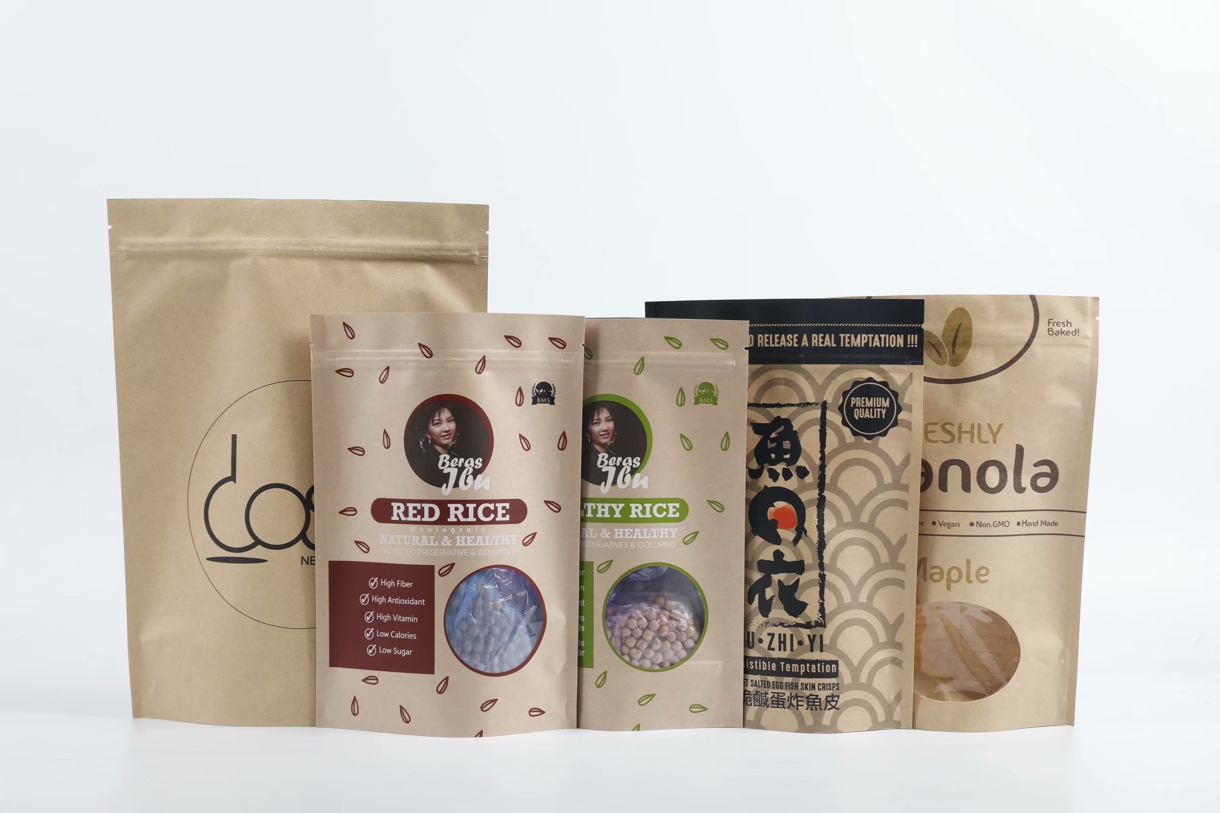 الرطوبة ملفات تعريف الارتباط الوقوف الحقيبة ورقة كرافت