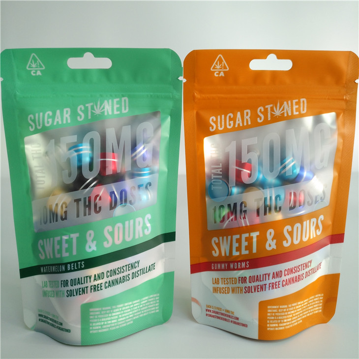 3.5g 7g 14g الهولوغرافيك الوقوف في تغليف الحقيبة