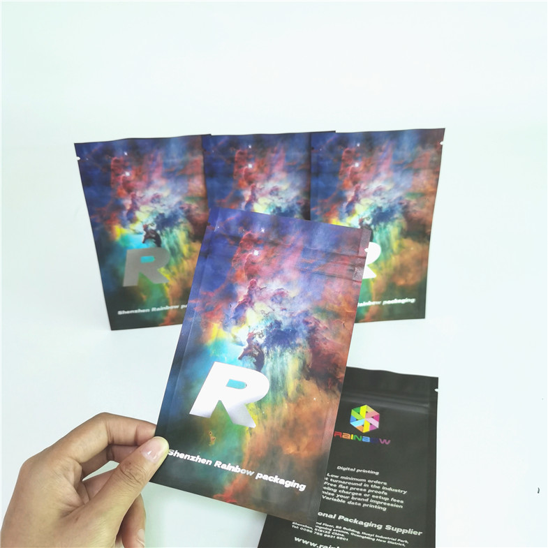 مقاوم للرائحة أكياس بلاستيكية مسطحة للتغليف أكياس زيبلوك لتغليف الحبوب