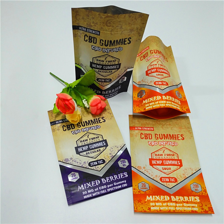 MOPP 3.5g 7g حقيبة مايلر مقاومة للرائحة طباعة الحفر