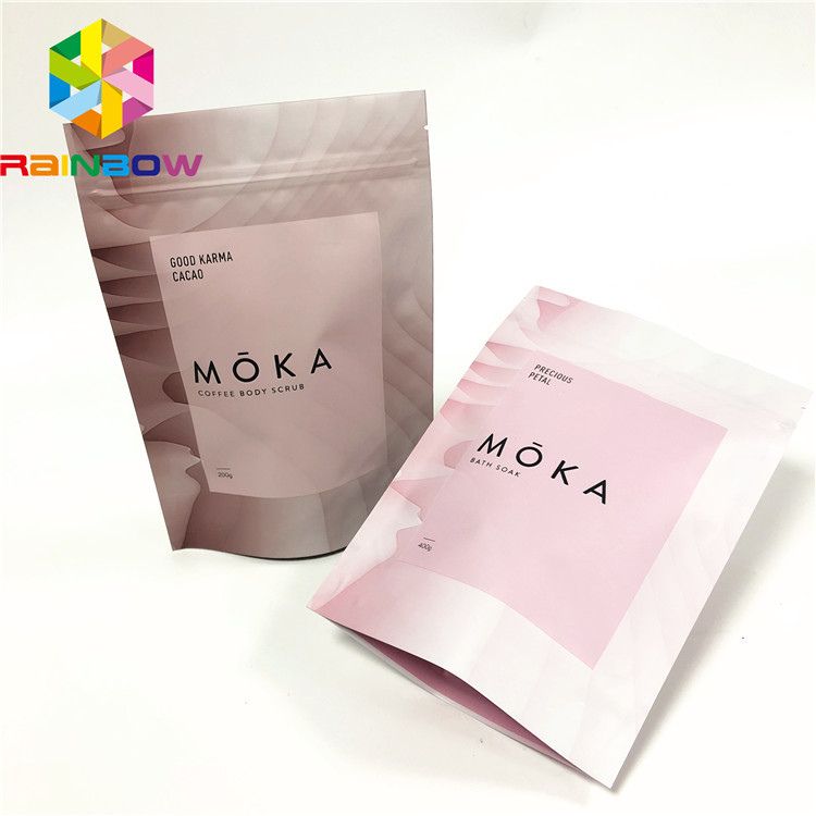 أكياس التغليف البلاستيكية القابلة للتحلل ذات الجودة العالية القابلة للتحلل غير اللامعة السوداء