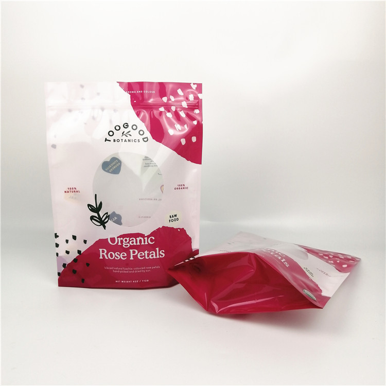 0.125 أوقية 3.5 جرام مسحوق زهرة CYMK الوقوف زيبر حقيبة