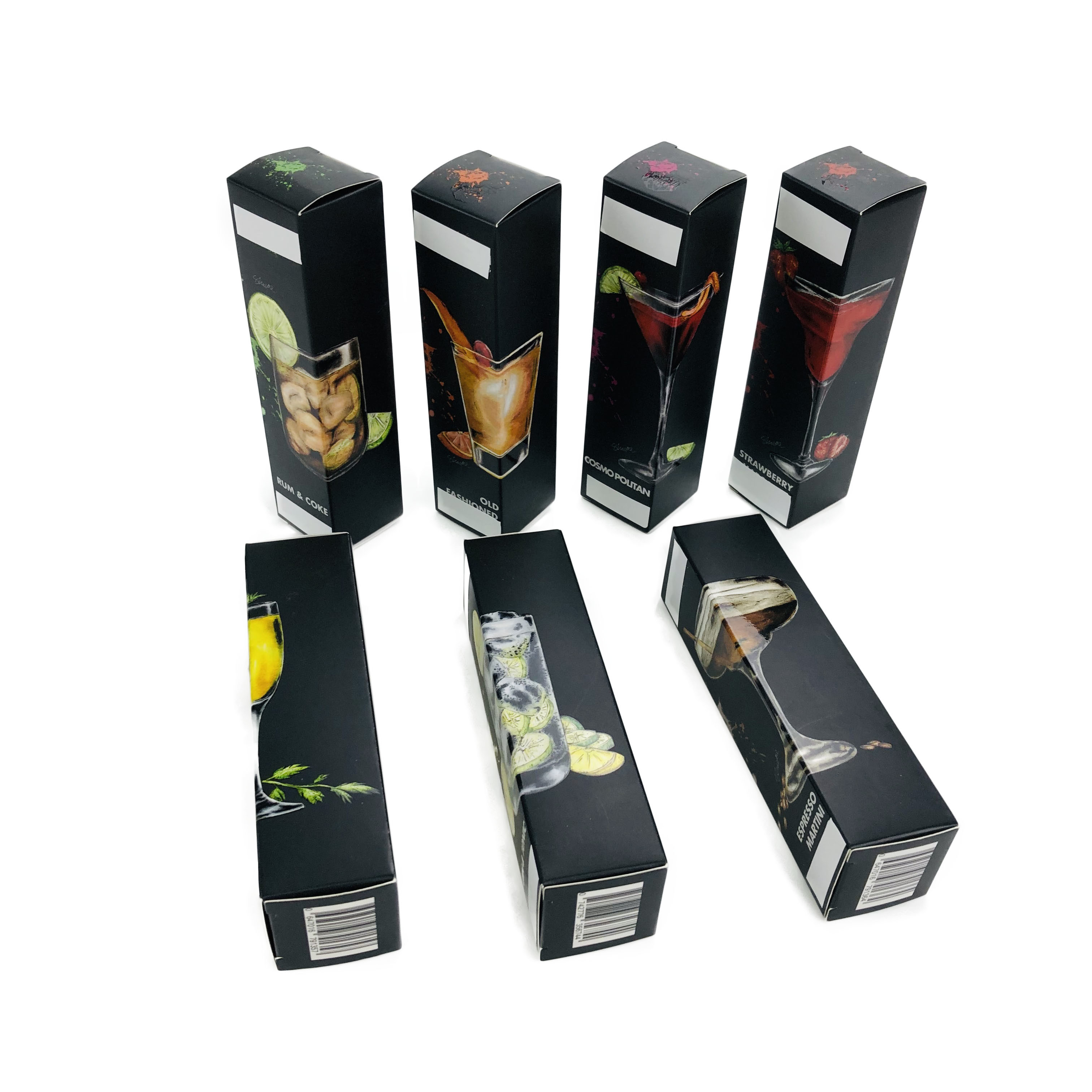 ماتي إنهاء خفيف الوزن ورقة مربع التعبئة والتغليف مربع طوي لون CMYK للمشروبات