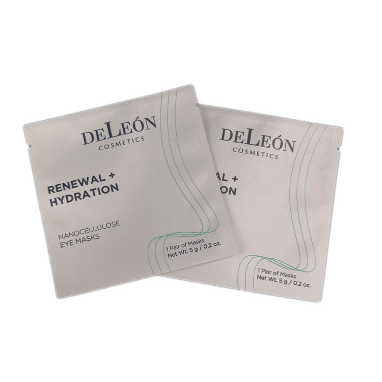 أكياس بيضاء صغيرة طباعة مخصصة تصميم مغلفة الحقيبة تغليف مستحضرات التجميل احباط