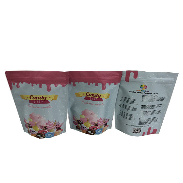 280 جرام بروتين شيك دوق-باي 100 ميكرون غير لامع مايلر زيبر