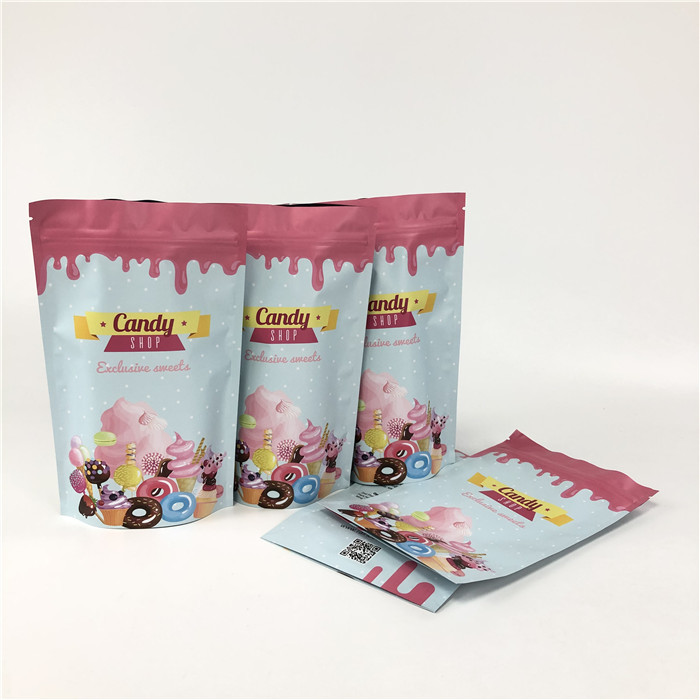 الطباعة الرقمية Zip Lock 120 ميكرون حقيبة الوقوف VMPET