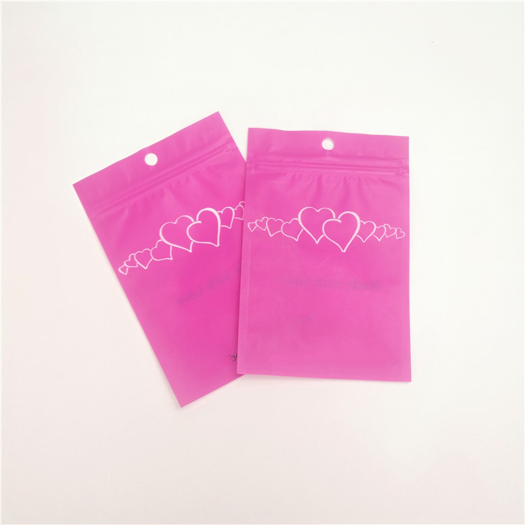 رمش مجوهرات الحفر الطباعة MOPP زيبر الحقيبة ماكياج