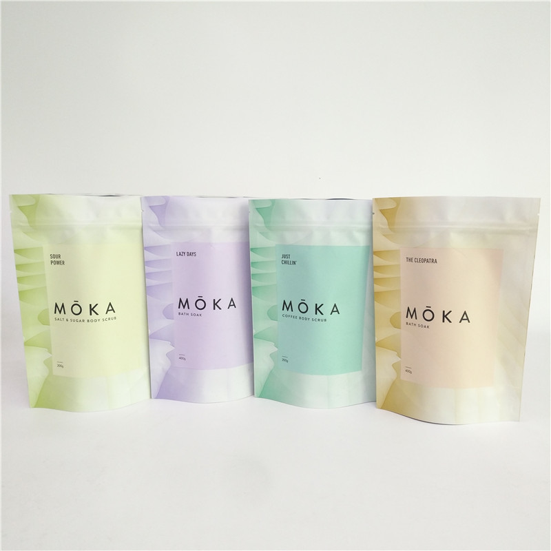 200 جرام قابلة لإعادة الغلق أكياس رقائق الألومنيوم مايلر 110 ميكرون CMYK