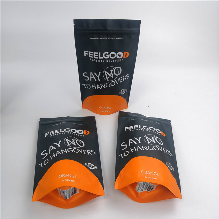 سناك مايلر 120mic سستة الدائمة أكياس 20 * 15 * 8 سم للطعام