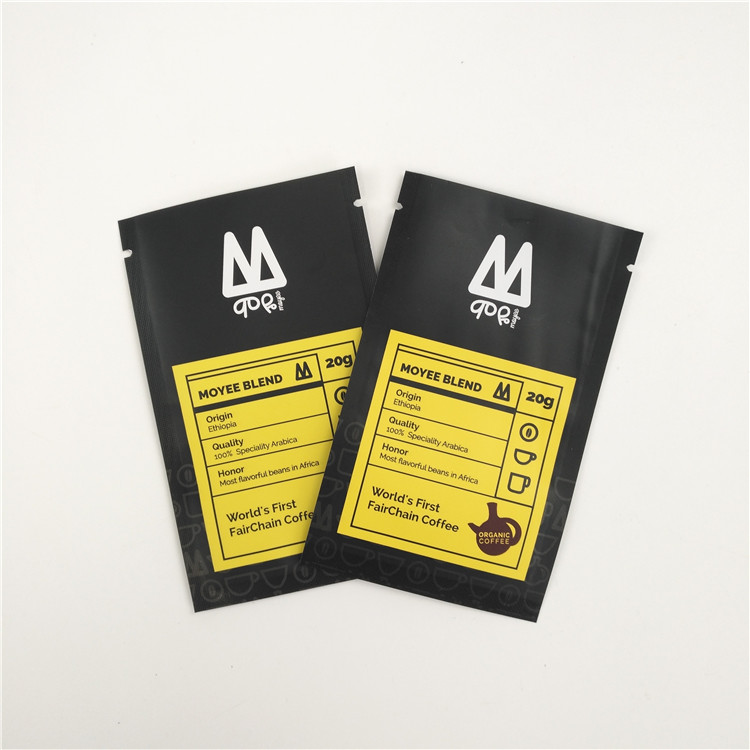 250 جرام 500 جرام حبوب القهوة MOPP VMPET الوقوف الحقيبة مع صمام