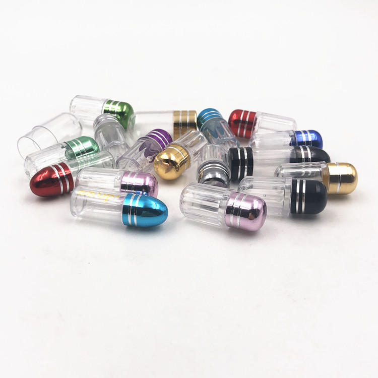 قارورة الكركدن الطب 15 * 35 مم PS 5g زجاجة كبسولة بلاستيكية