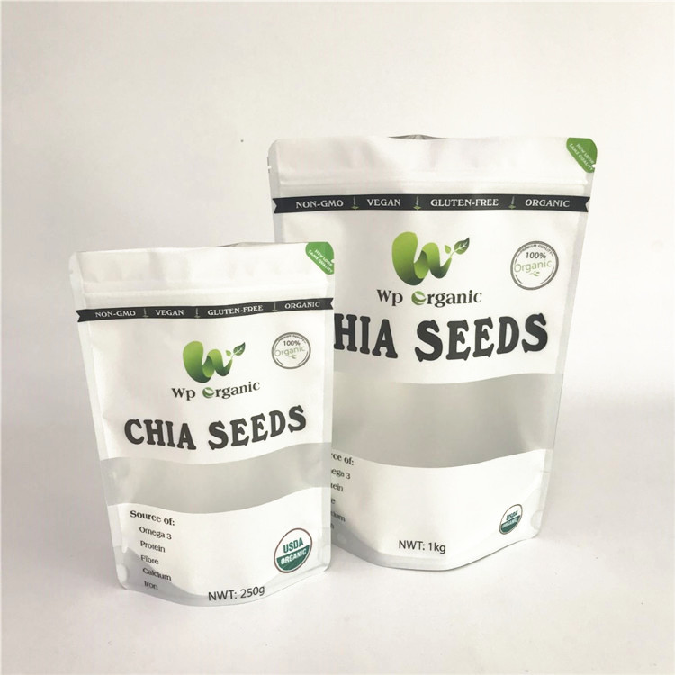 أكياس الطباعة الرقمية أكياس نوني مخصصة مع أكياس مايلر نافذة الرمز البريدي قفل