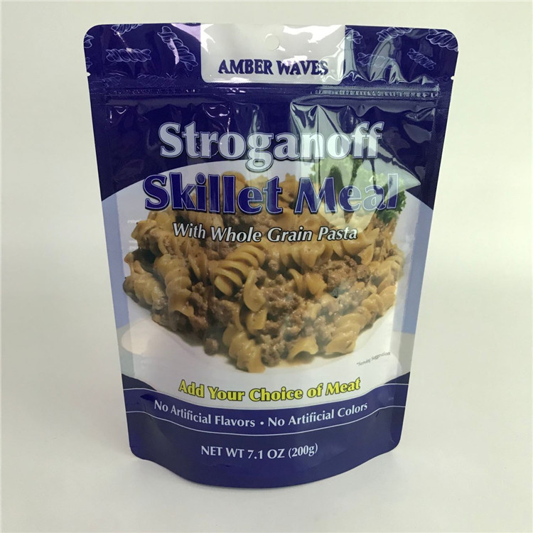 أكياس التعبئة والتغليف لامعة الوقوف الساخن بيع مع نافذة مايلر أكياس بلاستيكية لتغليف الوجبات الخفيفة