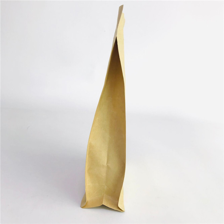 قبول مخصص الوقوف أكياس صديقة للبيئة كرافت ورقة أكياس جيش التحرير الشعبى الصينى مع زيبر