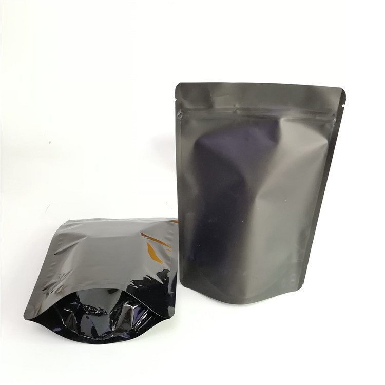 أكياس رقائق الألمنيوم غير اللامعة أو المصقولة حسب الطلب مقبولة مع سحاب