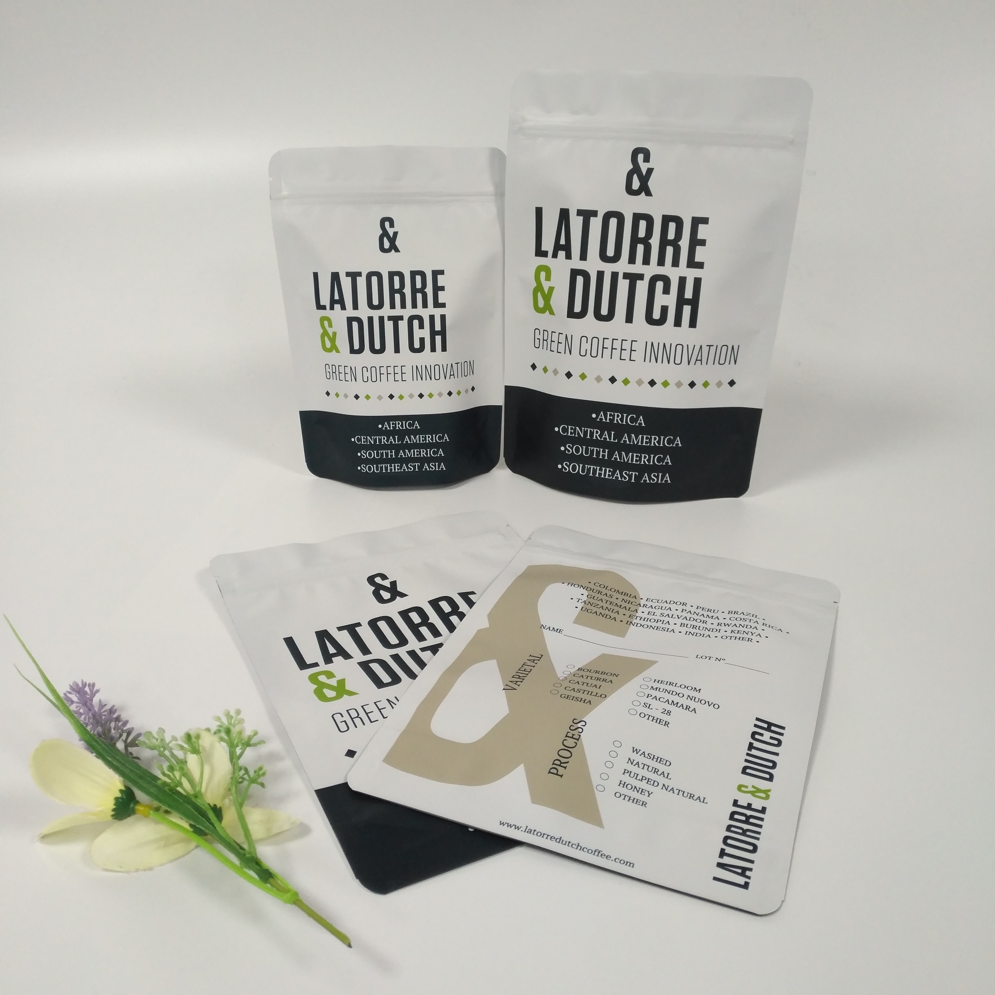 أكياس تغليف فرك الجسم بطباعة رقمية