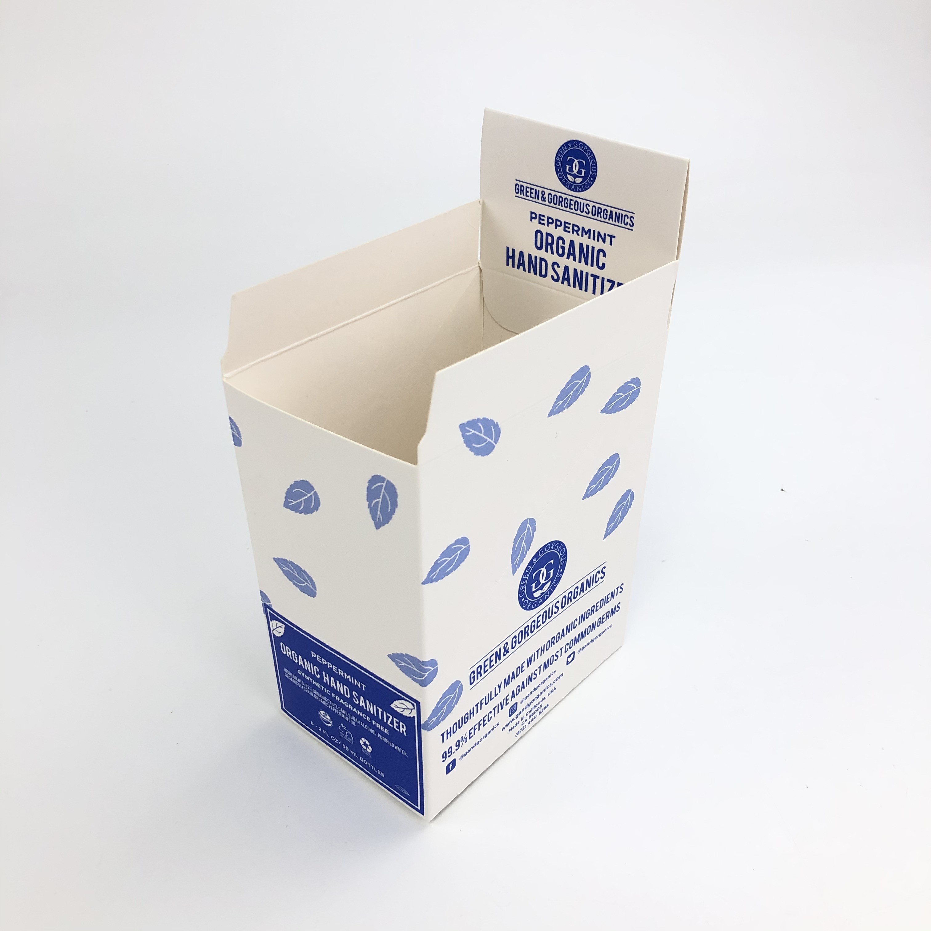 مخصص مات فيلم الأشعة فوق البنفسجية منقوش مع 400g 350g سمك الورق المقوى الأبيض ل 30 مل 60 مل زجاجات عرض ورقة مربع التعبئة والتغليف