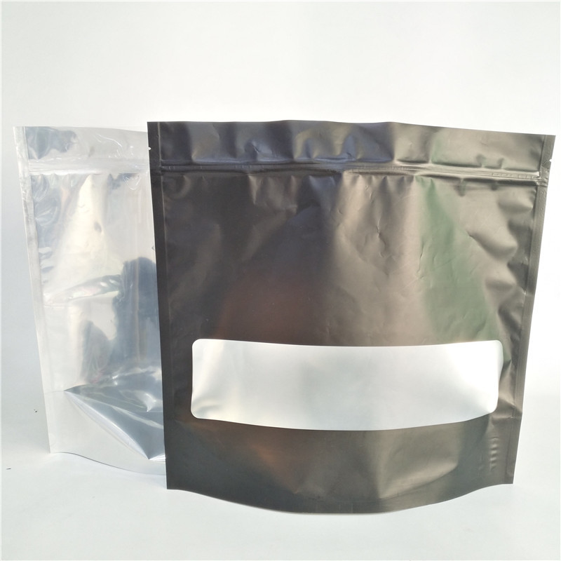 نافذة شفافة SGS Weed Baggies حقيبة بلاستيكية Mylar Doypack