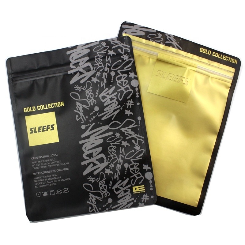 الترويجية طباعة الشعار زيبر تي شيرت الرمز البريدي قفل شفاف مقابل تغليف الملابس كيس بولي