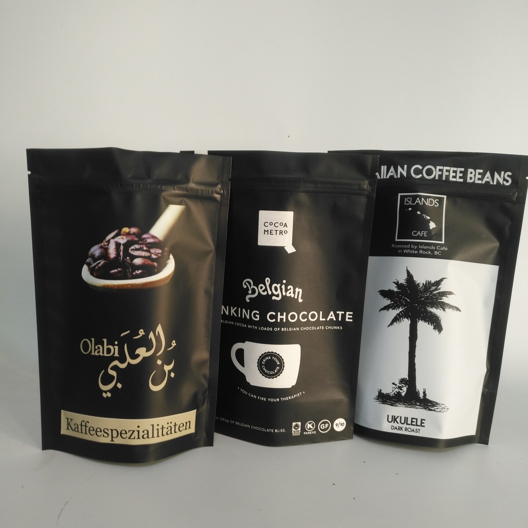 مات الذهب VMPET 300g كيس رقائق الألومنيوم زيبر 100mircon