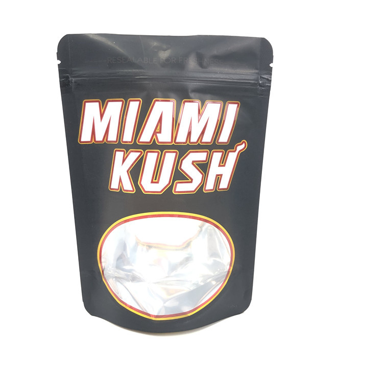 مخصص 1/8 أوقية 3.5 جرام CBD Cr Exit Mylar Childproof Childproof Pouch Pouch for Gummies