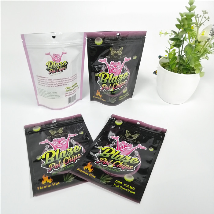 Gummies Weed 90micron Foil Laminated Bag Bag CMYK