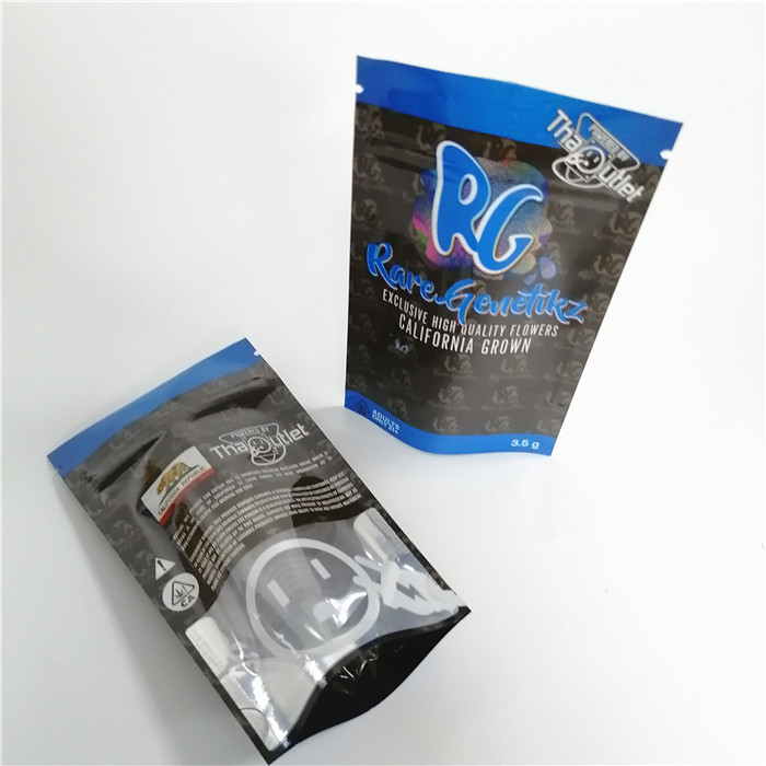 3.5grams Sour Patch 120micron CMYK Edibles Weed Foil الحقيبة