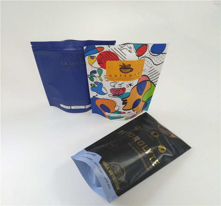 انظر من خلال MOPP VMPET Clear Window Ziplock Pouch 200g 250g