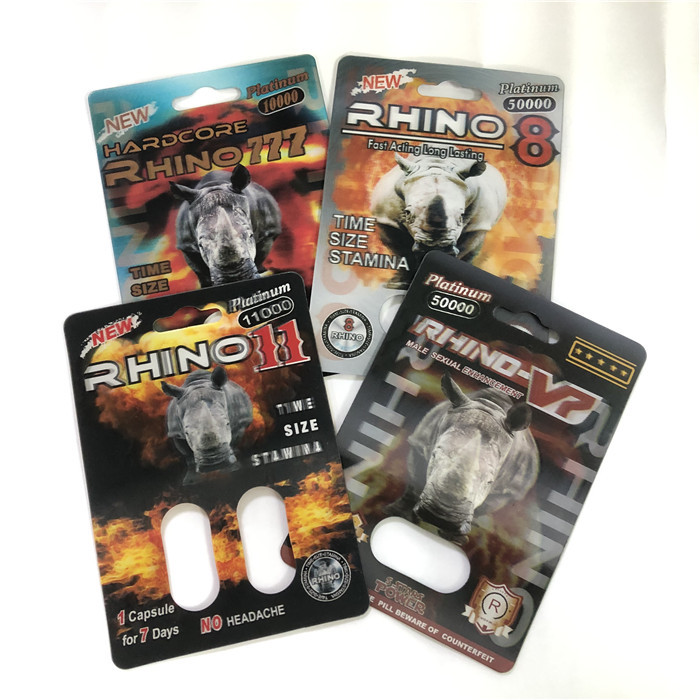 89x127mm Magnum 24K 3D Blister Card لحبوب التحسين الجنسي