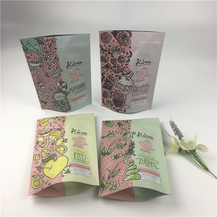 ملح الاستحمام 120 ميكرون VMPET حقيبة قابلة للإغلاق 200 جرام