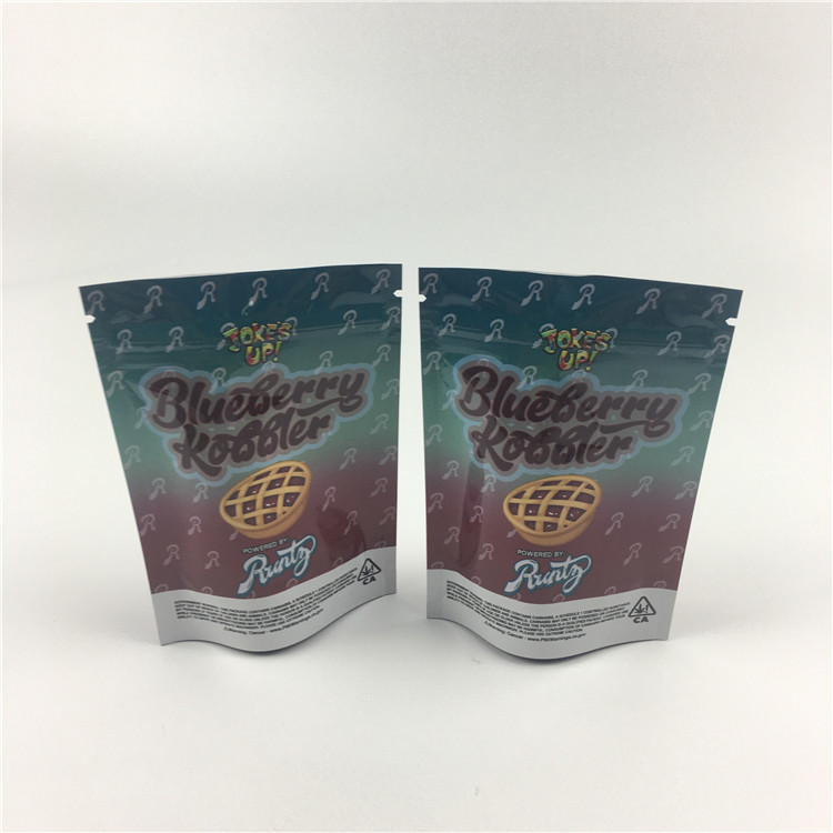 أكياس تغليف الأعشاب البلاستيكية مايلر 7 جم 3.5 جم 14 جم 100 ميكرون