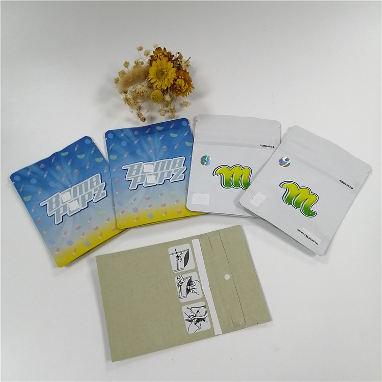 أكياس زيبلوك قابلة لإعادة الاستخدام بخور عشبي 1 جرام 3.5 جرام 7 جرام مختومة بالحرارة