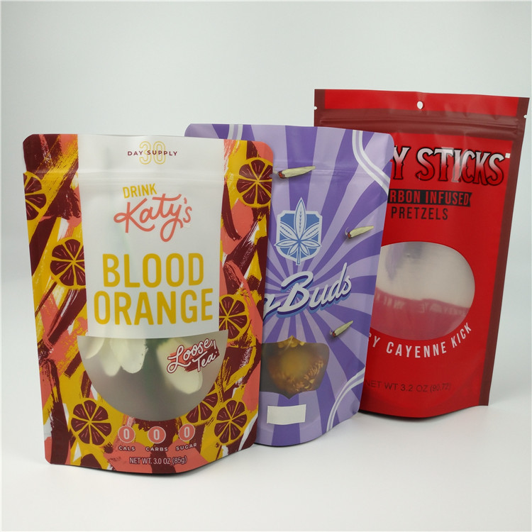 خروج من Ziplock Edibles Mylar Packaging Bag Gravure Printing