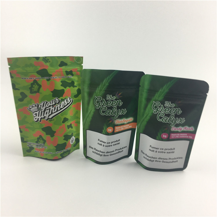 شعار مخصص حلوى بلاستيكية قابلة للأكل مايلر احباط الحقيبة التعبئة والتغليف المطبوعة قابلة لإعادة الاستخدام