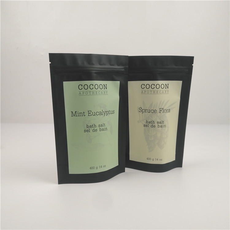 مقاوم للرطوبة 14 أونصة سستة فويل أكياس قابلة للإغلاق لفرك الجسم