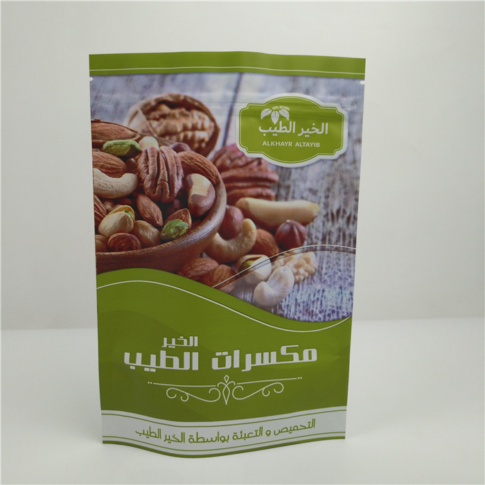 الوقوف الرمز البريدي قفل الحقائب البلاستيكية ختم الحرارة لتغليف المواد الغذائية مانعة للتسرب