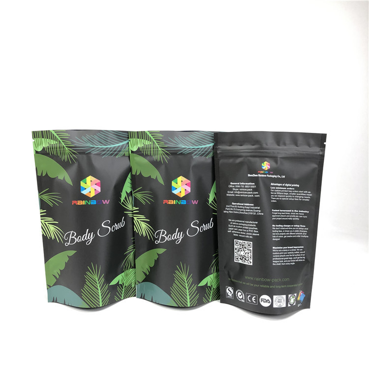 مستحضرات التجميل أوشن حمام ملح ماتي مايلر أكياس بسحاب قابلة لإعادة الاستخدام قابلة لإعادة الاستخدام للرائحة الدائمة