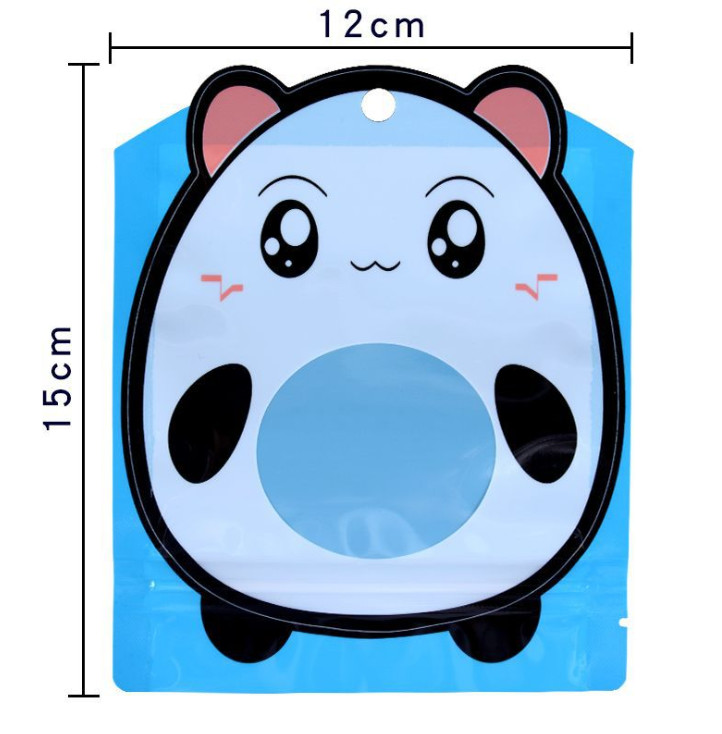 أكياس بلاستيكية غير منتظمة الشكل 3 جانبية مختومة بالحرارة رائحة للحلوى