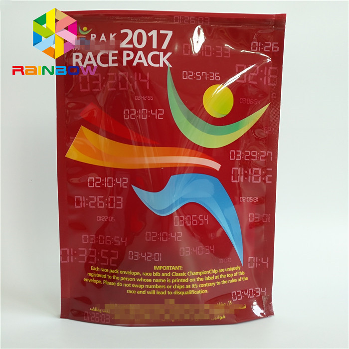 الغذاء الصف الألومنيوم احباط البلاستيك مايلر Standy زيبر الحقيبة حسب الطلب مطبوعة