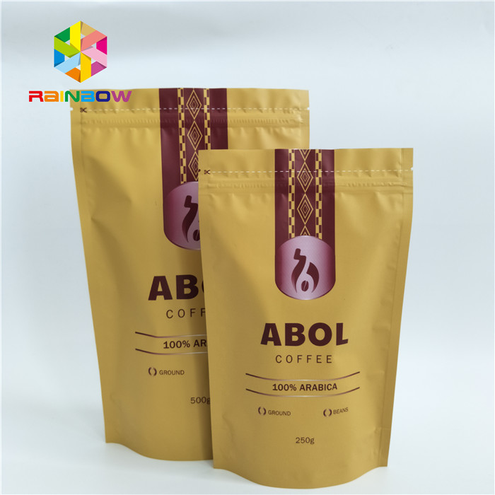 مخصص الغذاء الصف الحرارة ختم رقائق الألومنيوم الحقيبة التعبئة والتغليف زيبلوك الدائمة