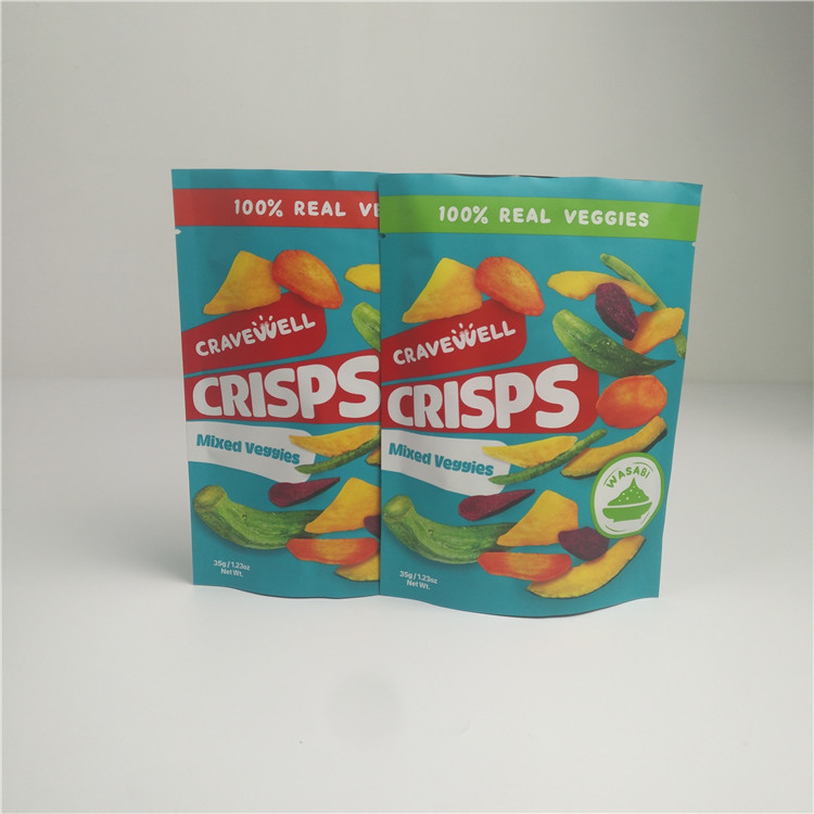 خضروات عضوية مجففة مختلطة من الألومنيوم غير اللامع مايلر 35 جم