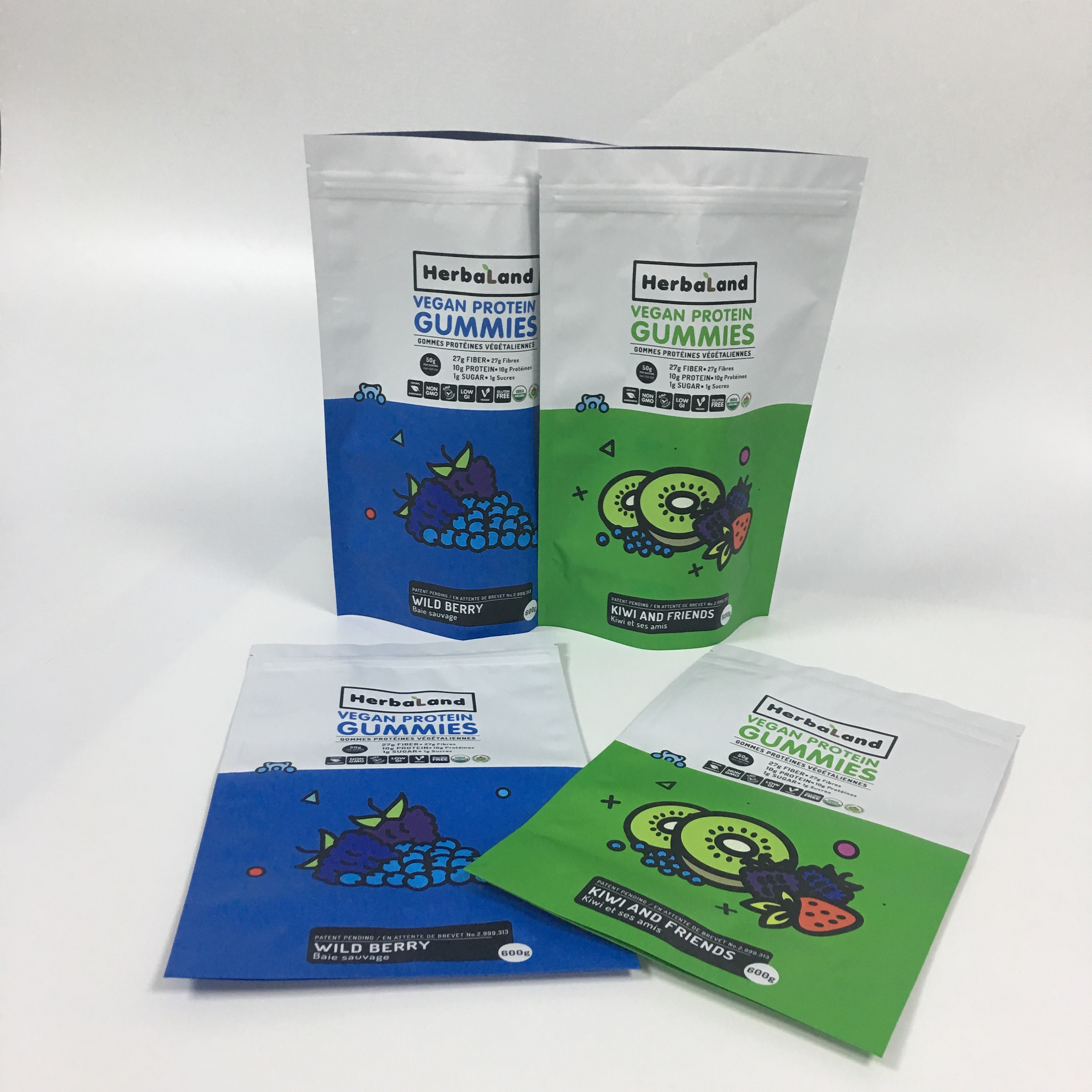 الجملة ماتي رائحة رائحة الألومنيوم احباط التعبئة والتغليف الوقوف الحقيبة أكياس البلاستيك مايلر الصالحة للأكل