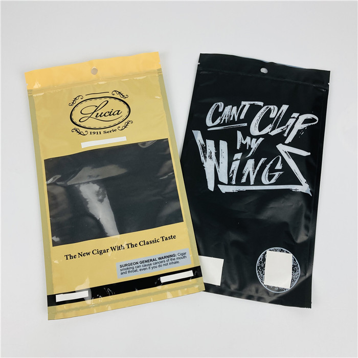 العرف رائحة الألومنيوم احباط Ziplock التعبئة والتغليف أكياس بلاستيكية لأغطية أوراق القنب تدخين السيجار غير حادة