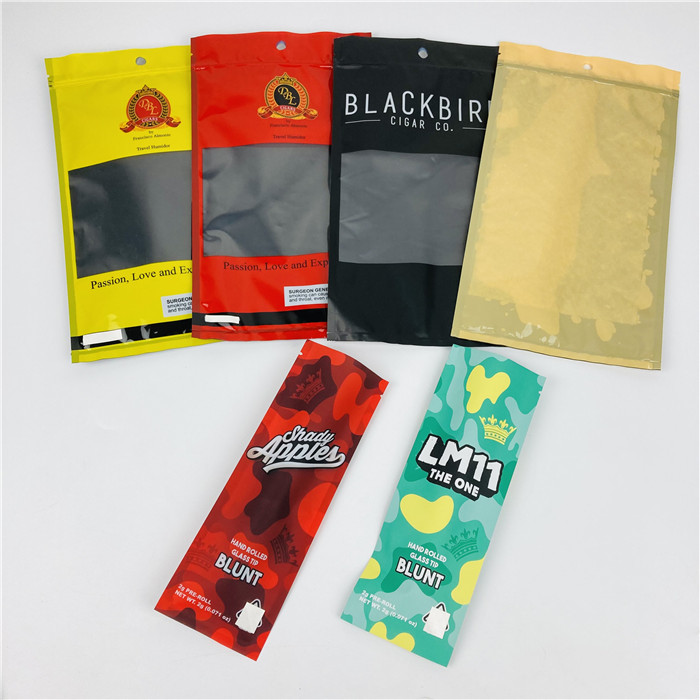 AL 0.7C MOPP VMPET Rolling Tobacco Pouch Cmyk 200mic للسيجار فرونتو ليف