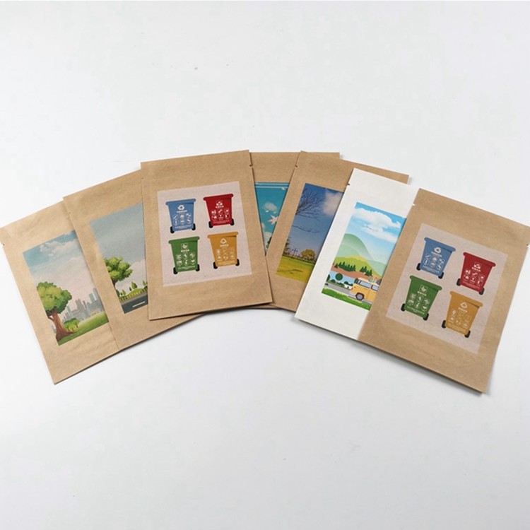 نشا الذرة SGS MOPP 50mic كيس ورق تغليف الفاكهة جيش التحرير الشعبى الصينى مبطن