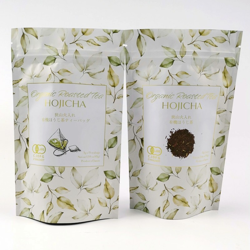 كيس رقائق ألمنيوم غير لامع Cmyk من VMPET FDA 150mic Matcha Tea Powder