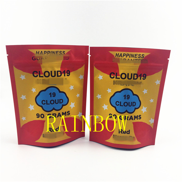 FDA 120mic بلاستيك مايلر Edibles Cookie Bags VMPET Seed Foil Zipper Pouch